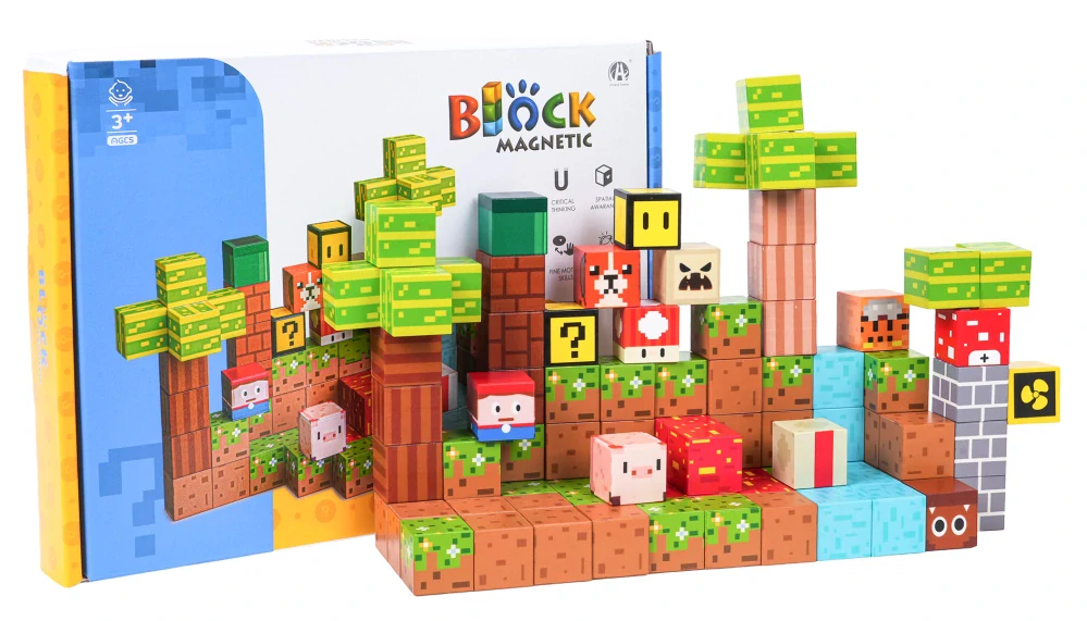 JOKO Sada Magentické Kocky 3D 84ks