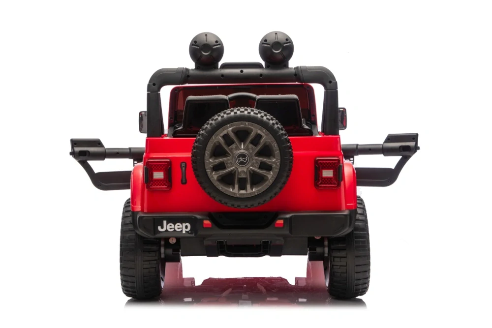 JOKO Elektrické autíčko Jeep Wrangler Rubicon LIFT, červené