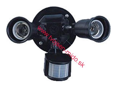 Nástenné svetlo s PIR čidlom 230V/2x150W
