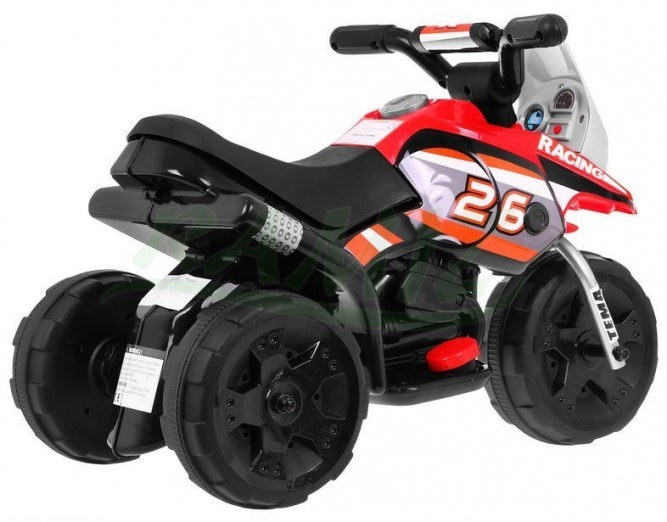 JOKO Detská elektrická motorka Racing Šport, 6V, červená