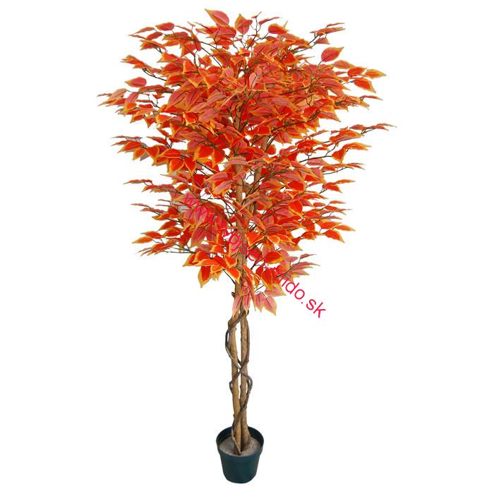 MKSTOR Umelý strom fikus červený 160 cm
