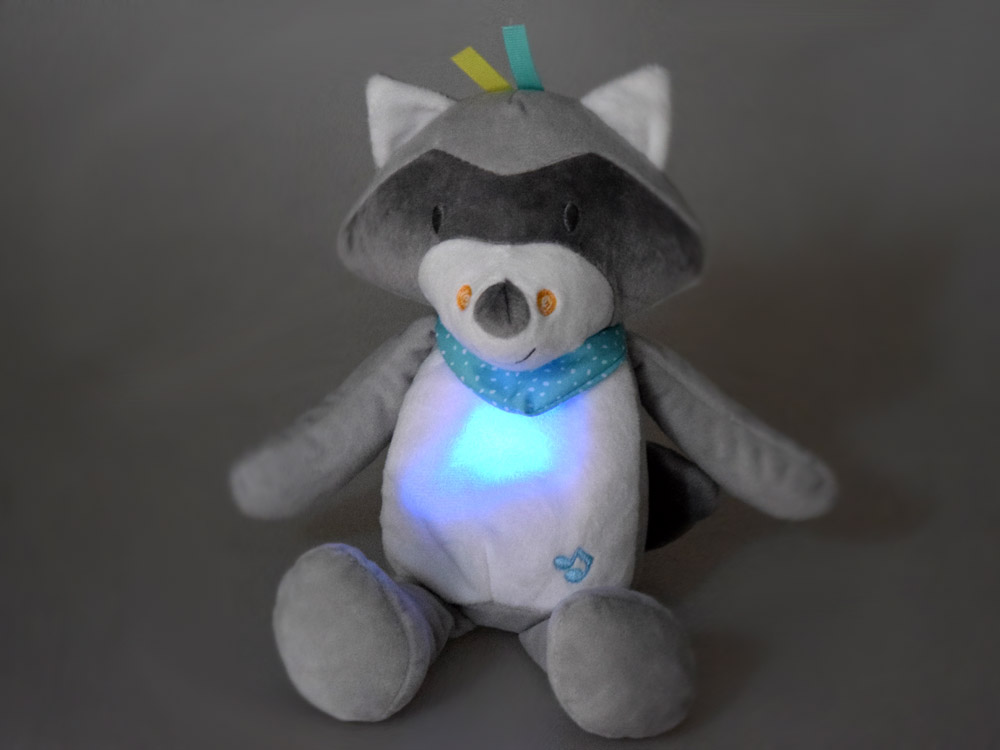 JOKO Detská Lampa s Hudbou Plyšová Líška