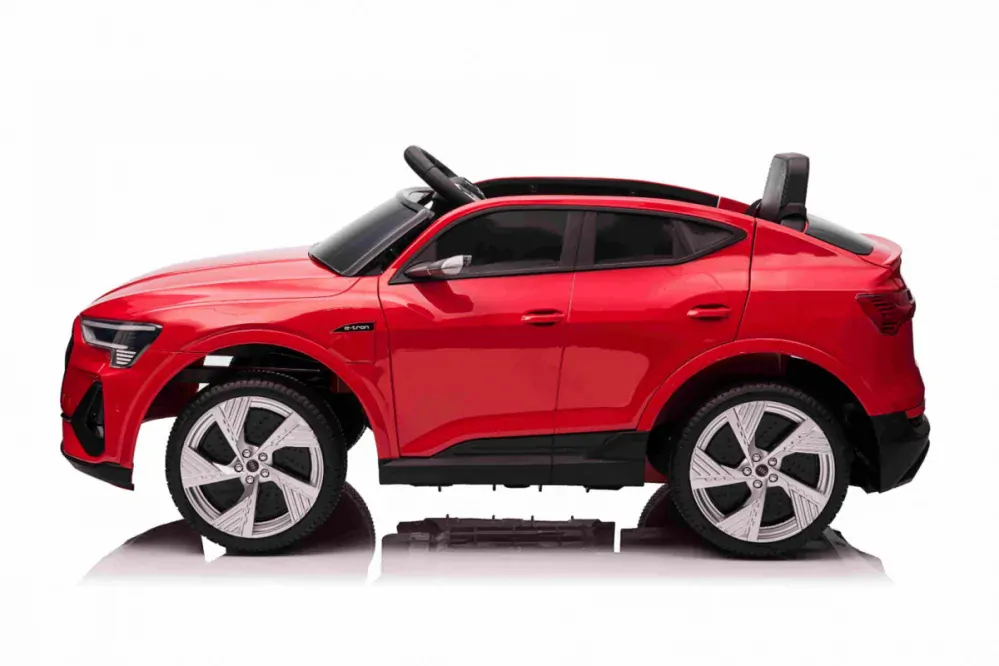 JOKO Elektrické autíčko AUDI E-Tron Sportback 4x4, penové kolesá, kožené sedadlo, 