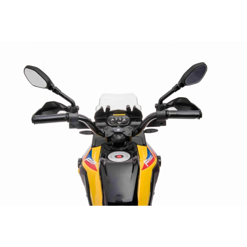 JOKO Elektrická Motorka BMW F850 GS, penové kolesá, žltá