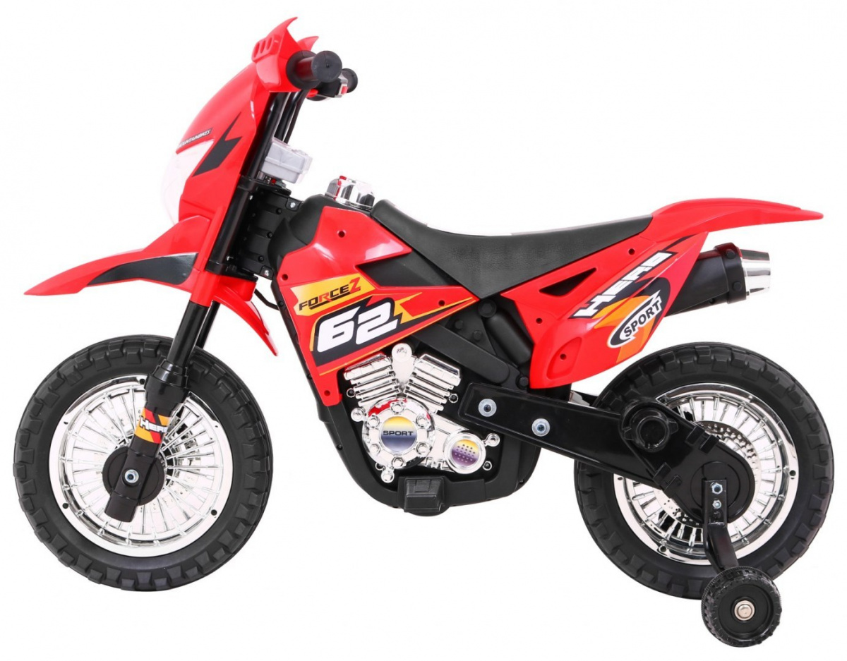 JOKO Elektrická motorka Crosska, červená