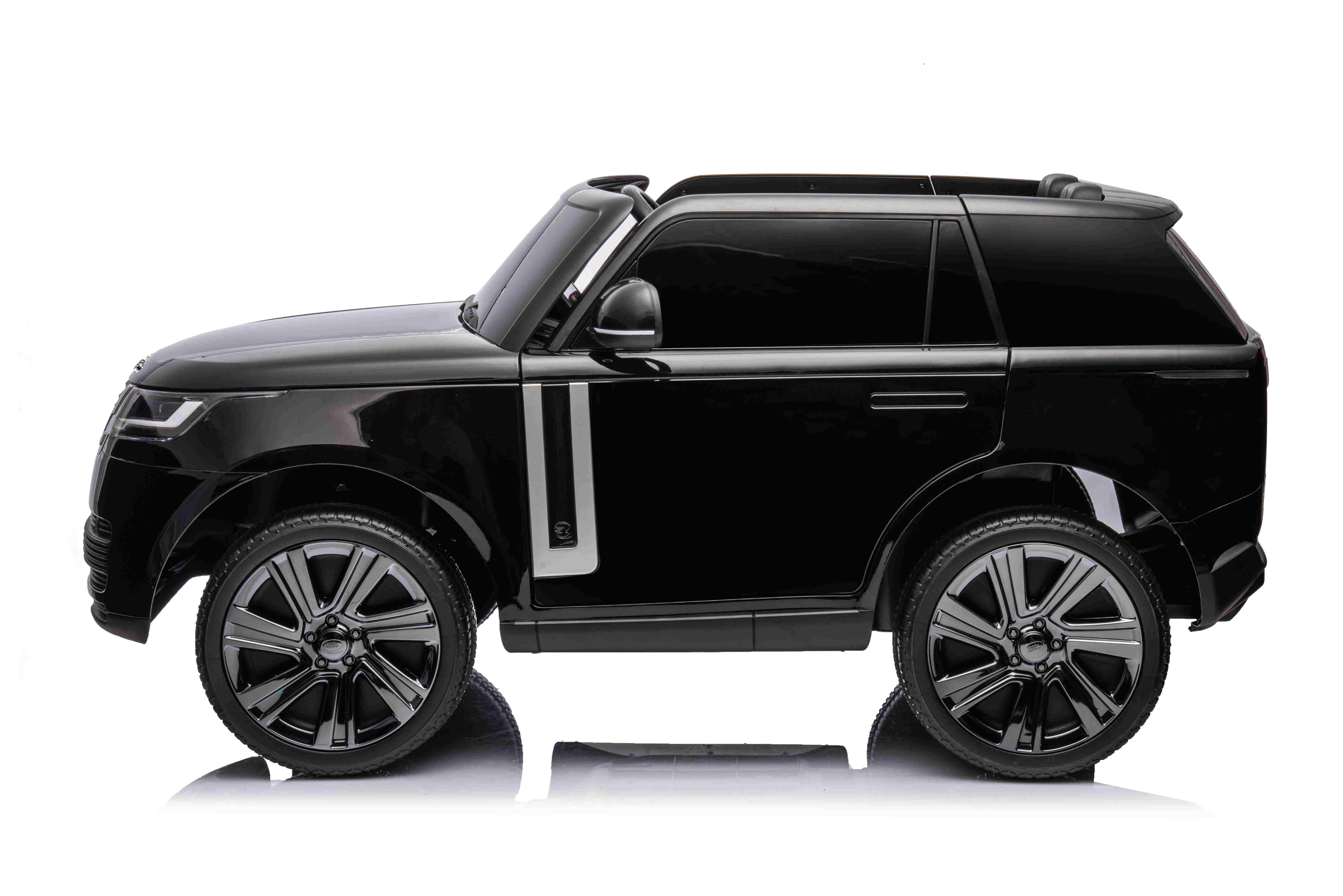 JOKO Elektrické autíčko Range Rover SUV Lift 4x4, penové kolesá, kožené sedadlo, čierne