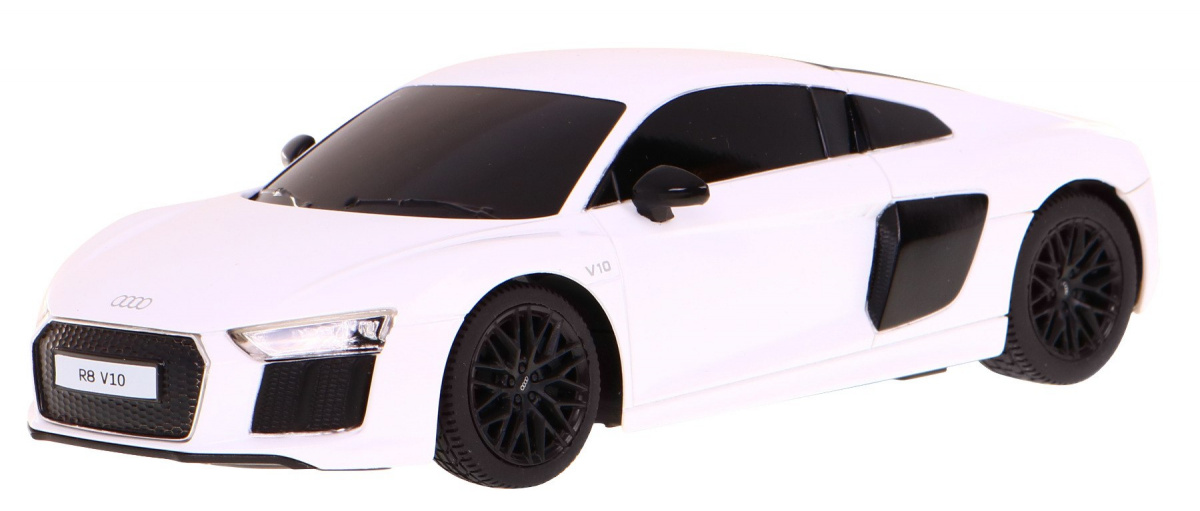 RASTAR RC Auto Audi R8 1:24 na diaľkové ovládanie, biele