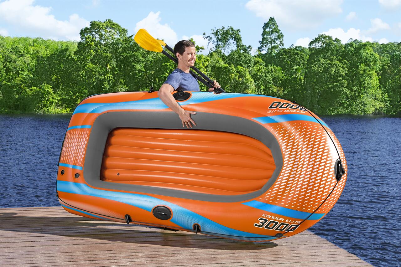 Bestway 61145 Nafukovací Čln Kondor Elite 3000, 246 cm x 122 cm
