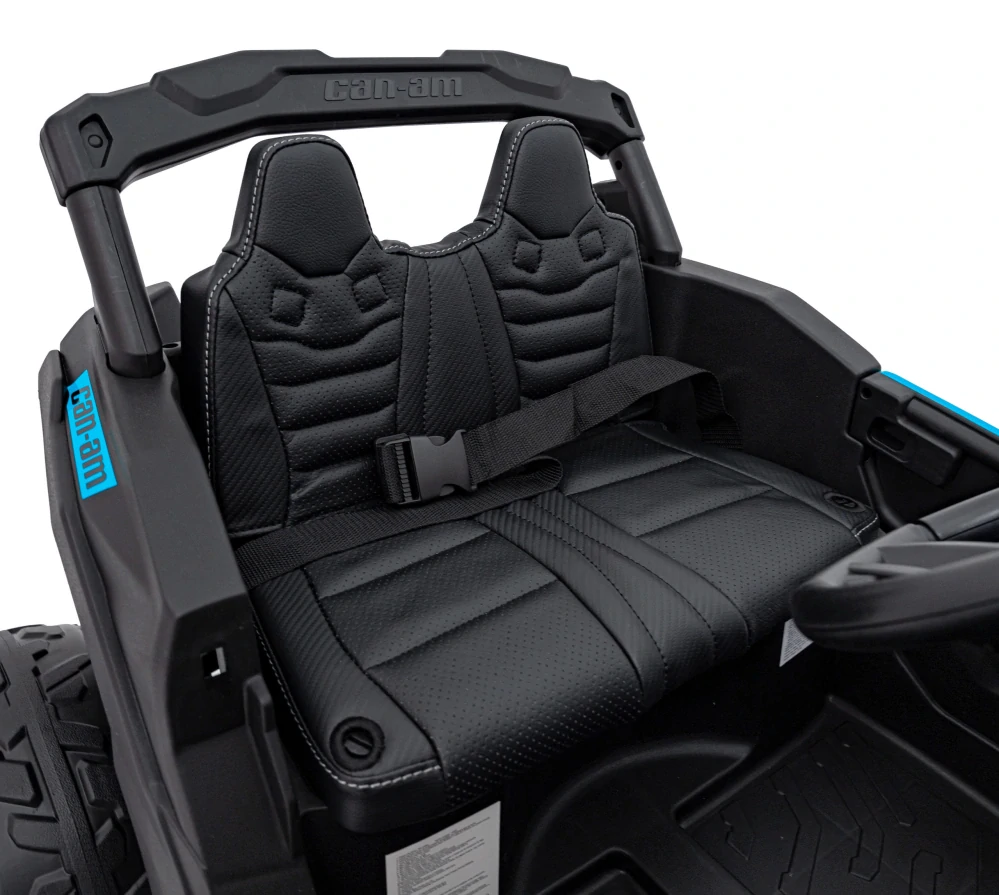JOKO Elektrické autíčko BUGGY ATV CAN-AM Maverick, 4x200W 24V, Penové kolesá, kožené sedadlo, FM rádio, modré