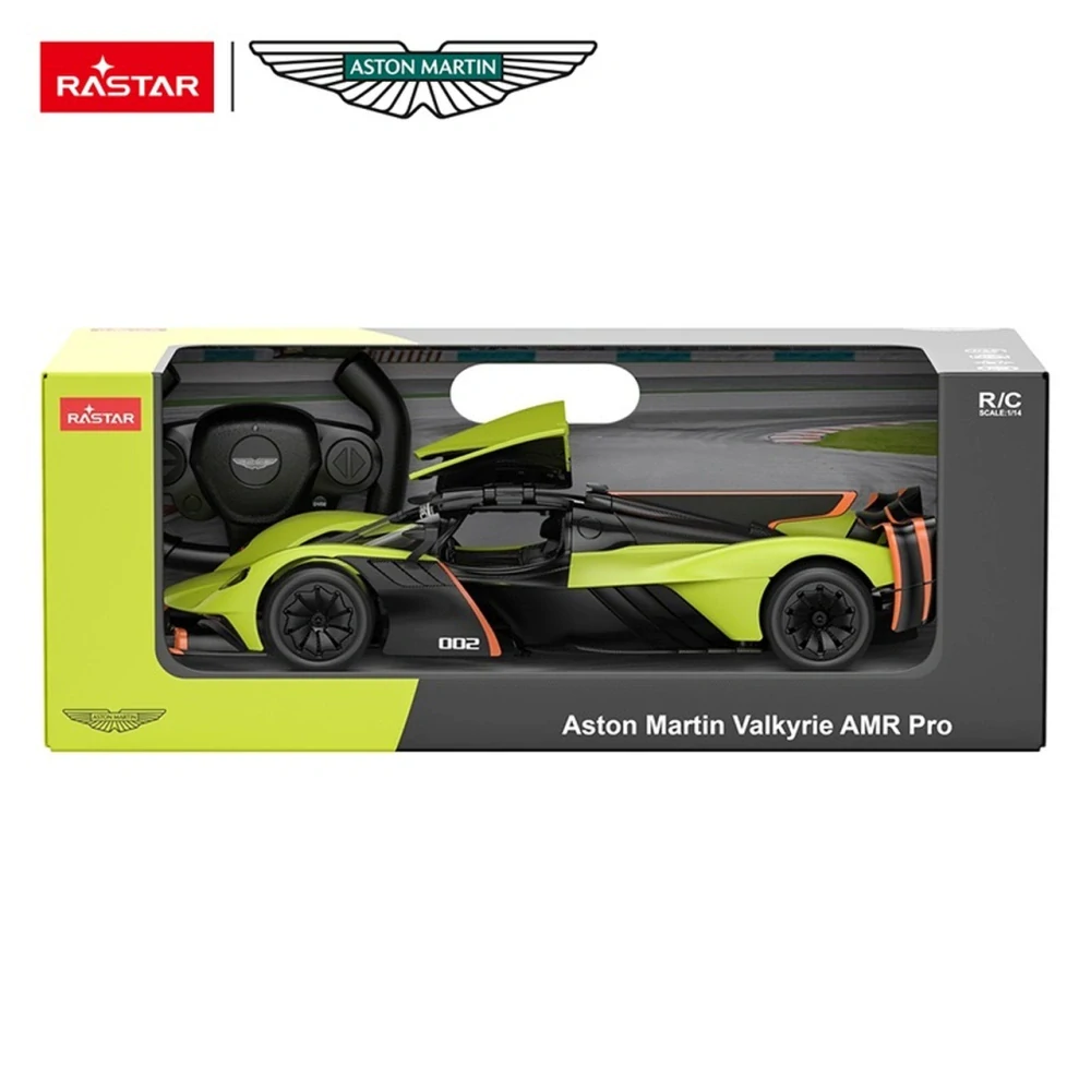 Rastar RC Auto Aston Martin Valkyrie AMR Pro na diaľkové ovládanie + LED svetlá, zelené