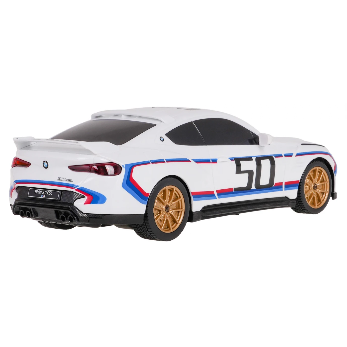Rastar RC Auto BMW 3.0 CSL na diaľkové ovládanie 1:24, biele
