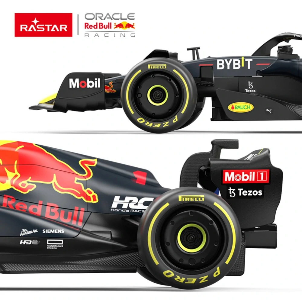 Rastar RC Formula Oracle Red Bull Racing RB18 na diaľkové ovládanie 1:18, čierna