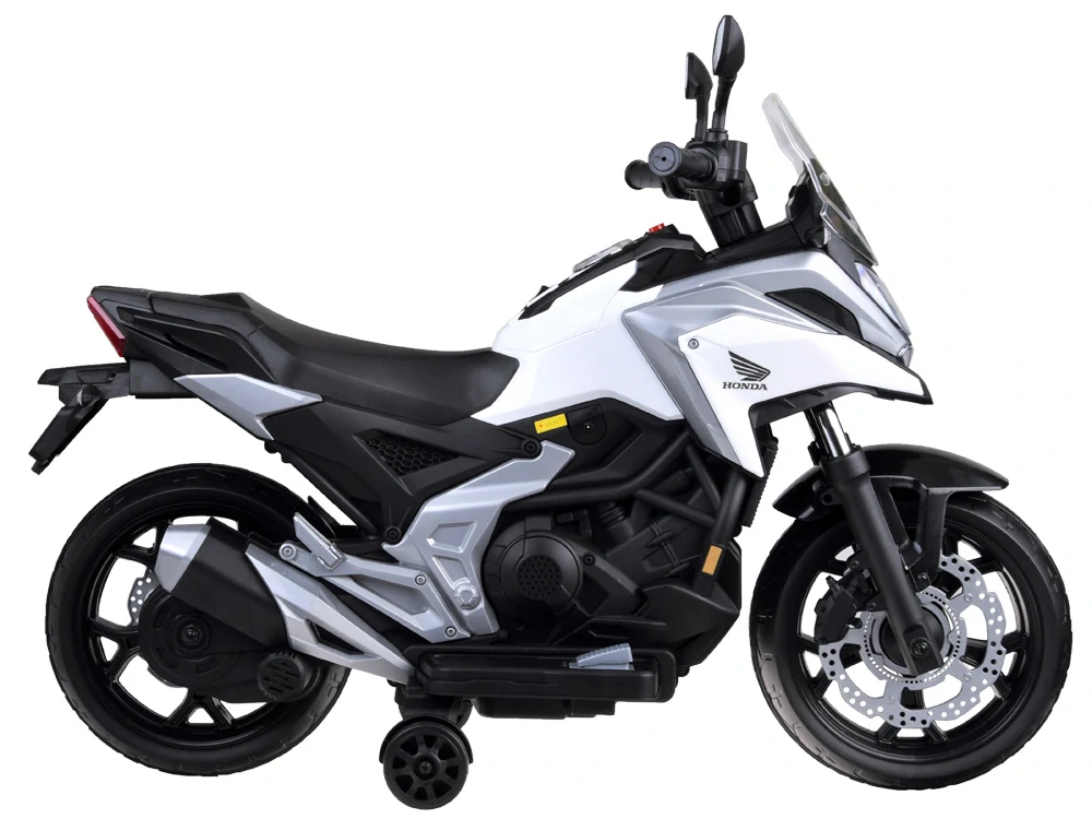 JOKO Elektrická Motorka Honda NC750X, USB a MP3, nosnosť 35kg, biela