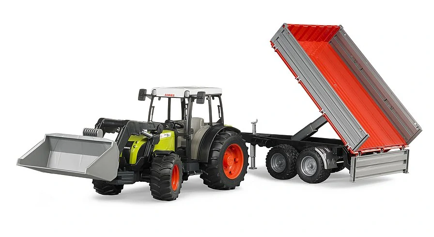 Bruder, Traktor Claas Nectis 267 F s čelným nakladačom, 1:16