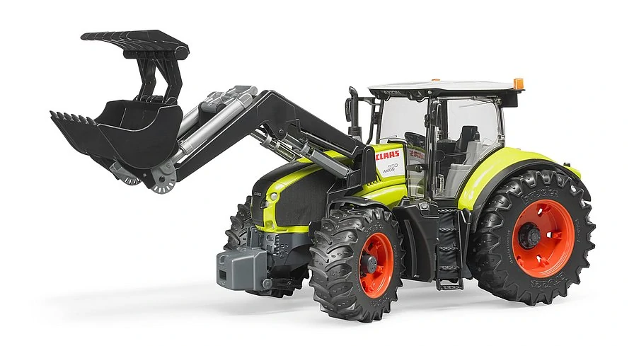 Bruder, Traktor Claas Axion 950 s čelným nakladačom, 1:16