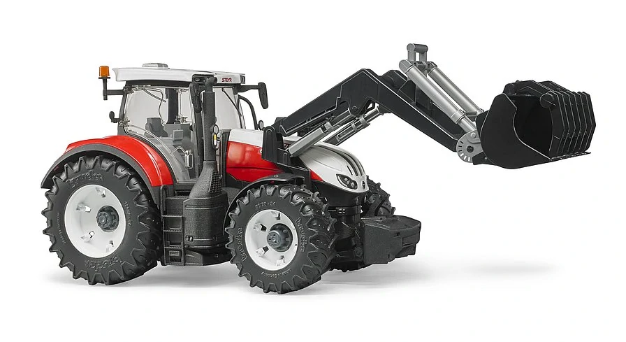 Bruder, Traktor Steyr 6300 Terrus s čelným nakladačom, 1:16