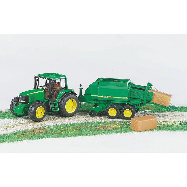Bruder, John Deere lis na veľké balíky 690, 1:16