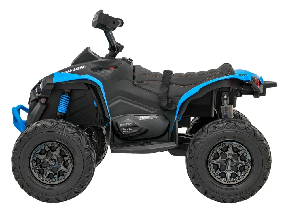 JOKO Elektrická Štvorkolka Maverick ATV 2x200W 24V, kožené sedadlo, penové kolesá, FM rádio, modrá