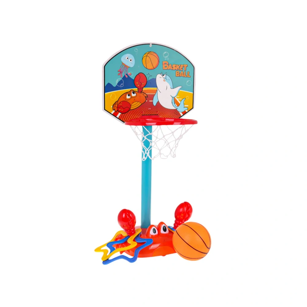 JOKO Basketbalový kôš + Ringo hra Utekajúci Krab na batérie so zvukom 2v1