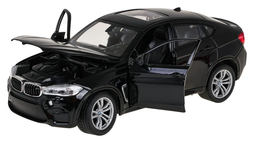 Rastar Model Kovové Auto BMW X6M 1:24, čierne