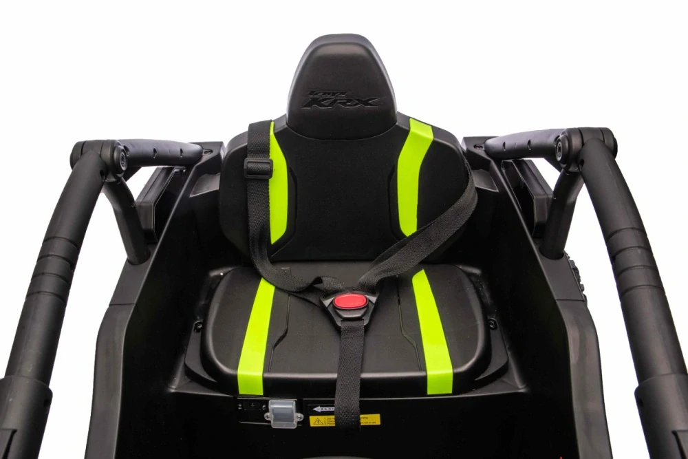 JOKO Elektrické autíčko Buggy Kawasaki TERYX KRX1000 4x4, penové kolesá, kožené sedadlo, čierne