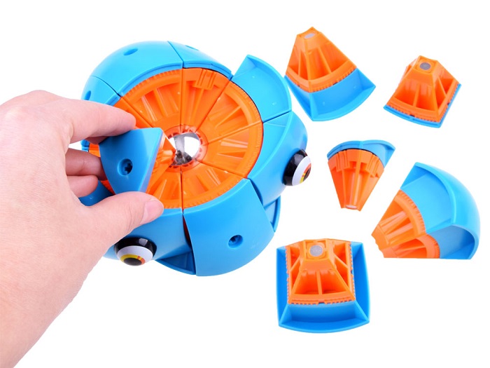 JOKO Magnetické kocky Vesmírna Raketa 55ks