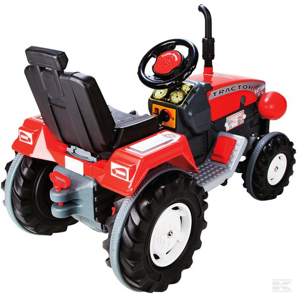 JAMARA Elektrický traktor Power Drag 12V, červený