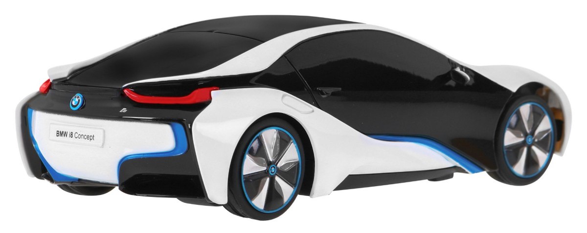 RASTAR RC Auto BMW i8 1:24 na diaľkové ovládanie + LED svetlá, biele
