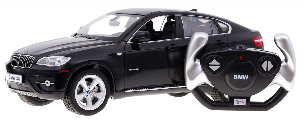 Rastar RC Auto BMW X6 1:14, čierne