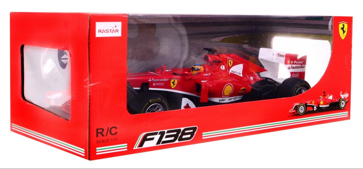 Rastar RC Formula Ferrari F1 1:12 na diaľkové ovládanie, červená