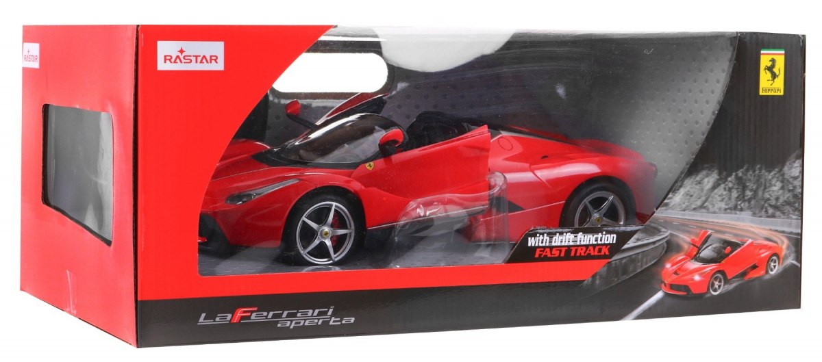 Rastar RC Auto Ferarri LaFerrari Aperta red 1:14 na diaľkové ovládanie, červené