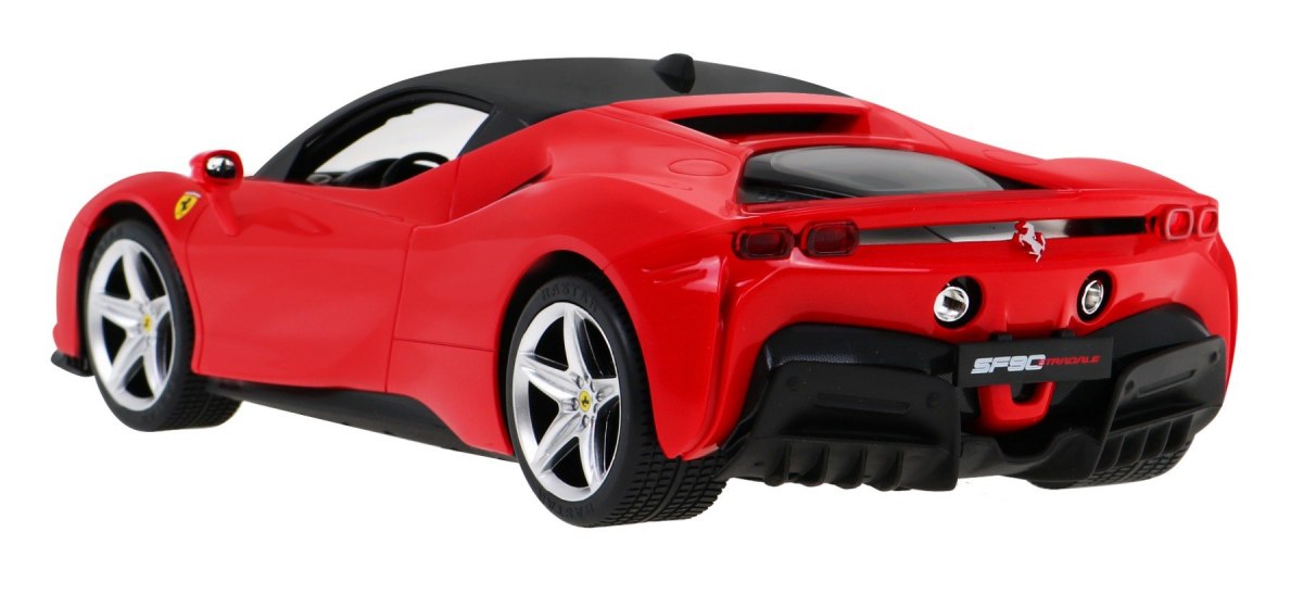 Rastar RC Auto Ferrari SF90 1:14 na diaľkové ovládanie + LED svetlá, červené