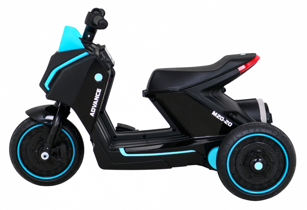 JOKO Elektrická Motorka ADVANCE, FM rádio, čierna