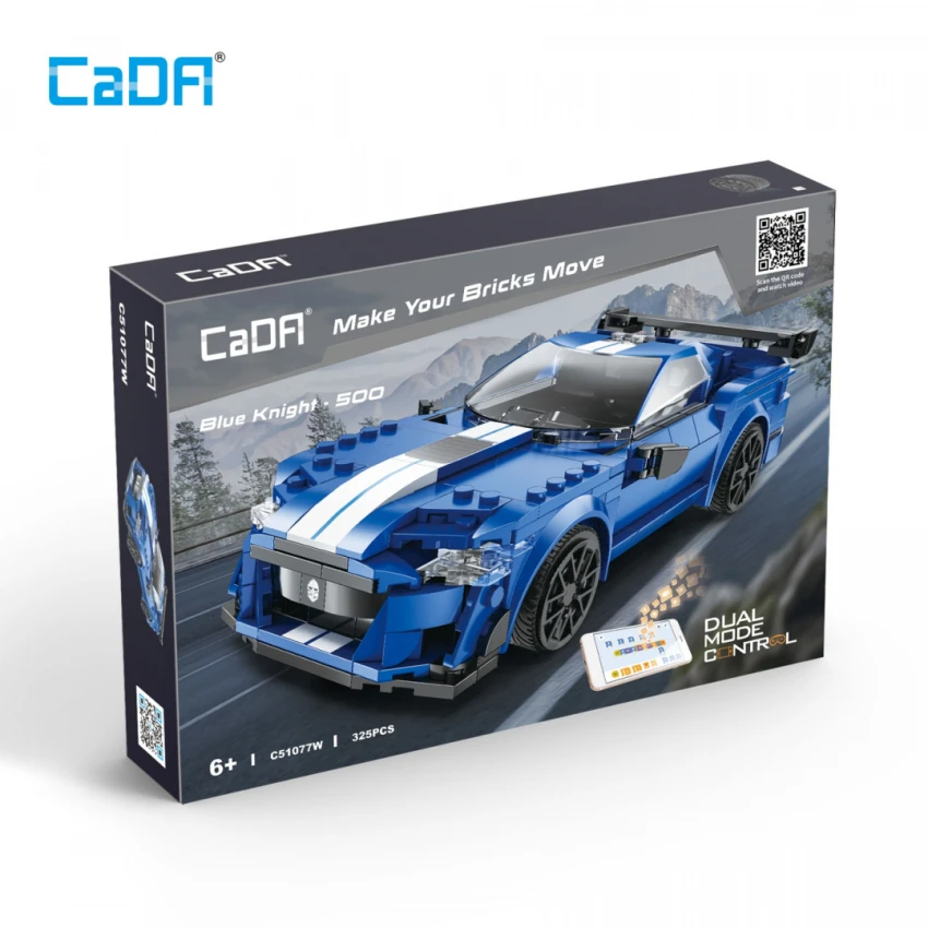 CaDa TECHNIC – EE Technická stavebnica Pretekárske Auto Blue Knight-500 325ks
