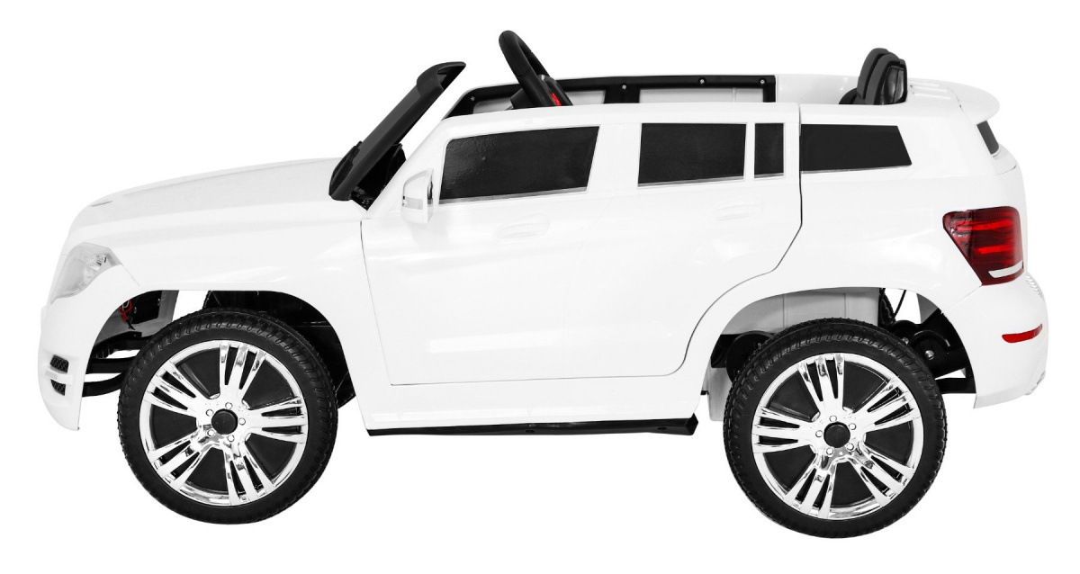 JOKO Elektrické autíčko QY618 City Rider, MP3 vstup, USB vstup, nastaviteľná Poloha Volantu, biele