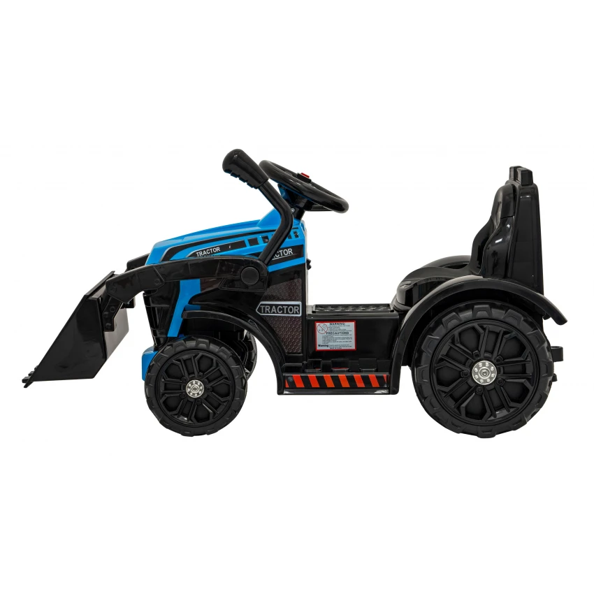 JOKO Elektrický traktor Buldozér G320 s pohyblivou Radlicou, modrý