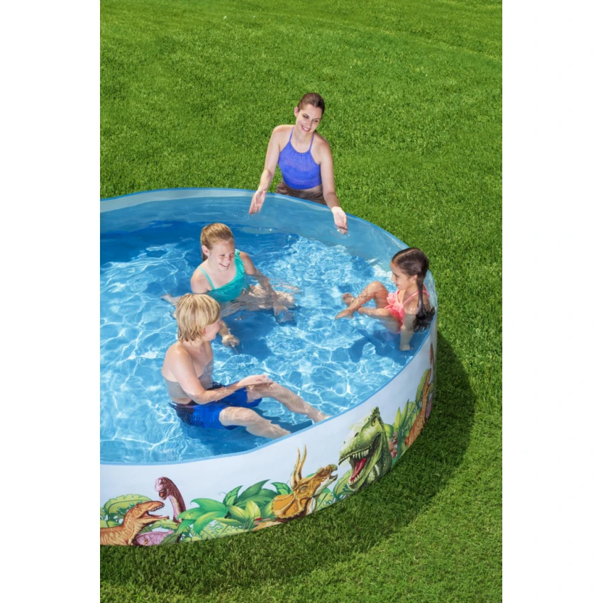 Bestway 55001 Detský Samonosný Bazén Dinosaurus 244x46cm