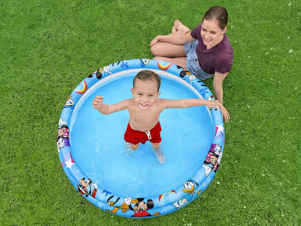 Bestway 91007 Detský Bazén Junior Mickey Mouse a Friends 122 x 25 cm