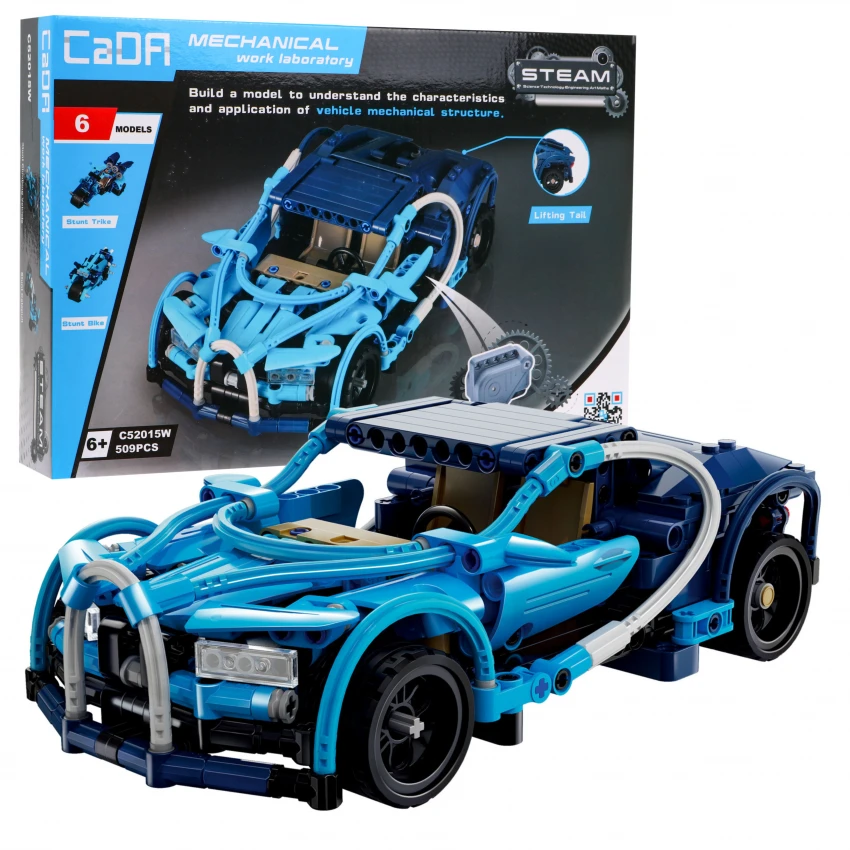 CaDa TECHNIC – EE Technická Stavebnica Kaskadérske auto 6v1 509ks
