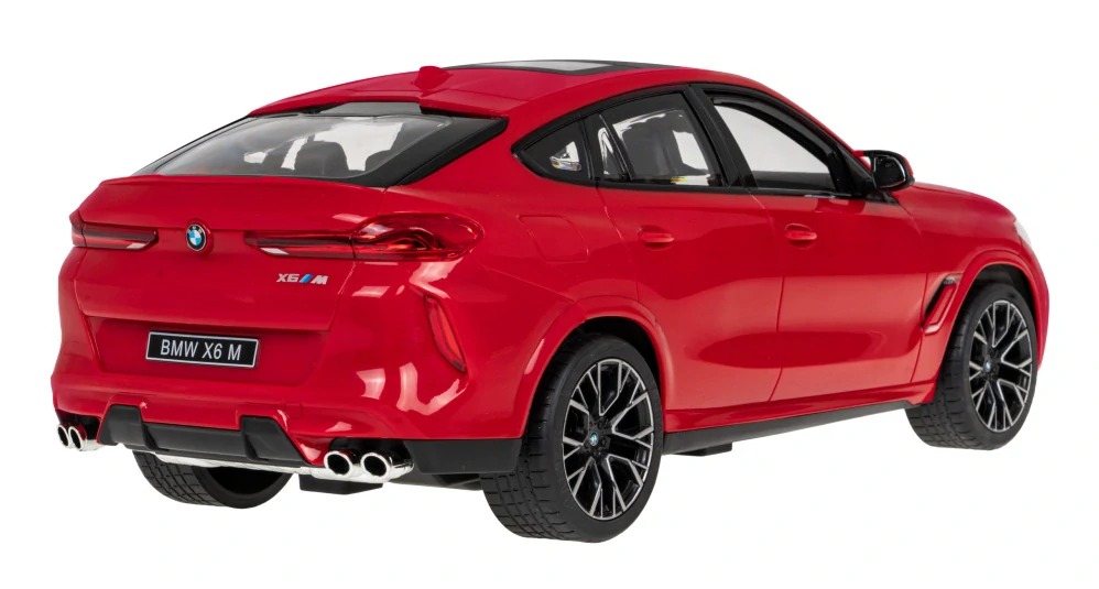 RASTAR RC Auto BMW X6 M 1:14 na diaľkové ovládanie + LED svetlá, červené