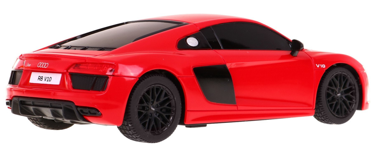 RASTAR RC Auto Audi R8 1:24 na diaľkové ovládanie, červené