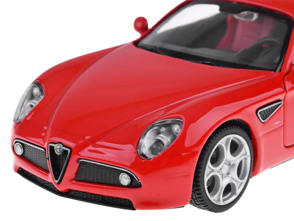 JOKO Kovový Model Autíčka Alfa Romeo 8C Competizione 1:32 so svetlom a zvukom, červené