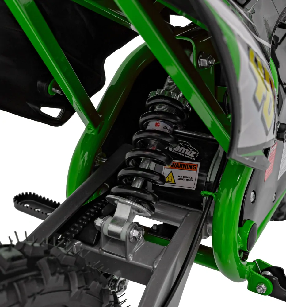 JOKO Elektrická motorka RENEGADE 50R, 500W 36V/9AH, nafukovacie kolesá, rýchlosť 24km/h, nosnosť 70kg, zelená