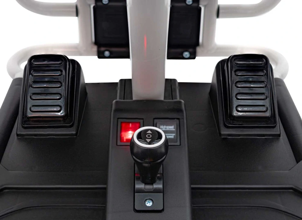 JOKO Elektrické Autíčko Sport 5, penové kolesá, kožené sedadlo, 2x100W, nosnosť 60kg, čierna