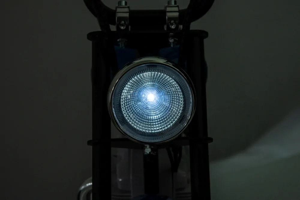 JOKO Elektrická Motorka SPEED Power 24V 250W, Bezkomutátorový Motor, rýchlosť 15,5 km/h, nosnosť 80kg, nafukovacie kolesá, modrá