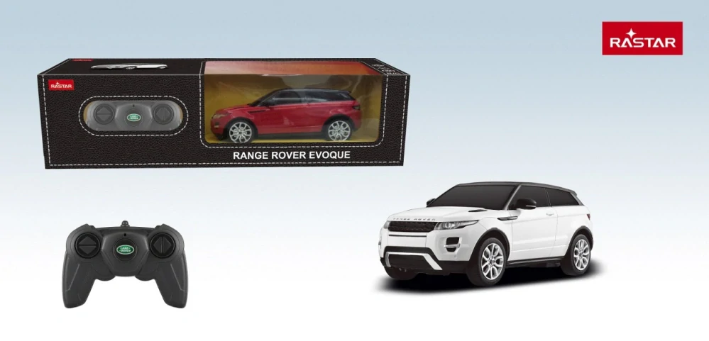 Rastar RC Auto Range Rover Evoque na diaľkové ovládanie 1:24, biele