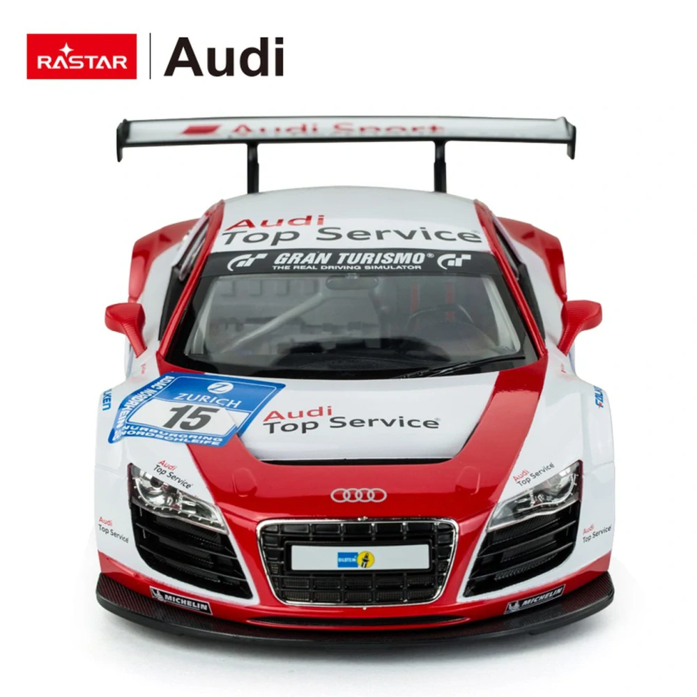 Rastar RC Auto AUDI R8 LMS na diaľkové ovládanie 1:14, červené