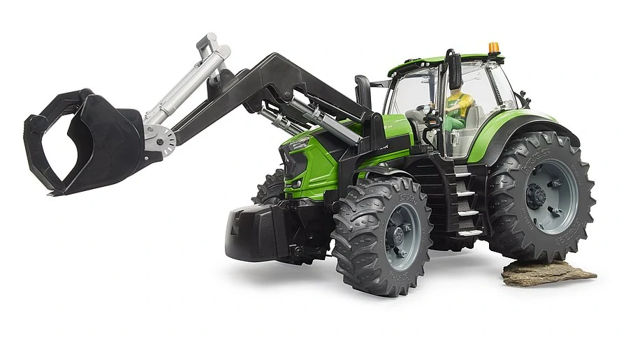 Bruder, Traktor Deutz-Fahr 8280 TTV s čelným nakladačom, 1:16