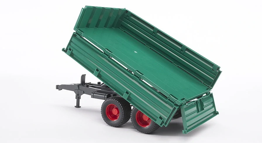 Bruder, Tandemový príves s nástrčnou bočnicou, 1:16