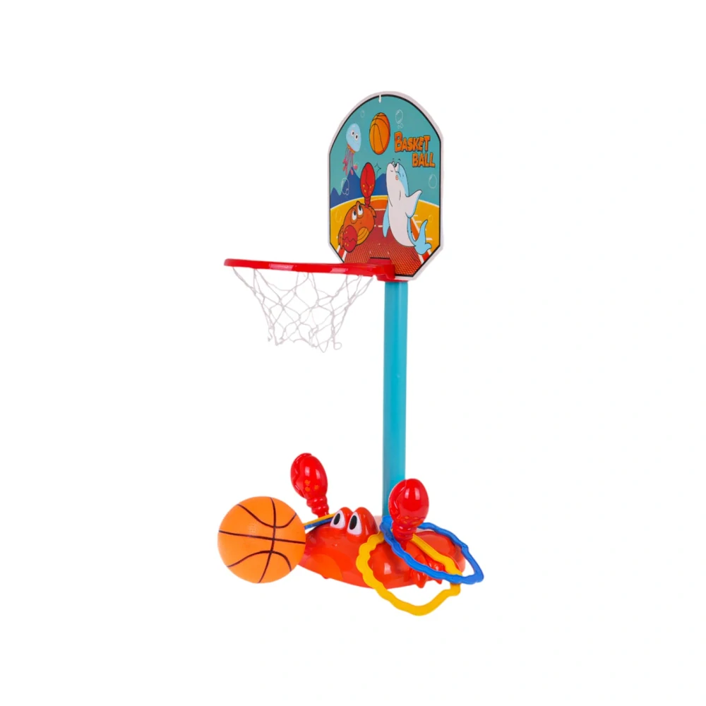 JOKO Basketbalový kôš + Ringo hra Utekajúci Krab na batérie so zvukom 2v1